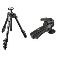 Manfrotto MT055CXPRO4 Trípode de Carbono con Cabezal de Bola 322RC2, Capacidad de Carga 1