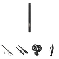 Synco Mic-D2 Micrófono Shotgun Hipercardioide con Boompole de 7.5' y Accesorios