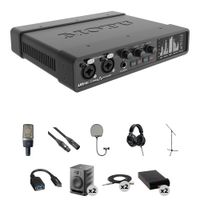 MOTU UltraLite-mk5 Interfaz de Audio/MIDI USB-C con Kit de Estudio en Casa