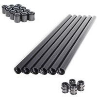 RigWheels PortaRail Speed Rail Colapsable 40"" - Kit con Seis Secciones y Cuatro Conectores
