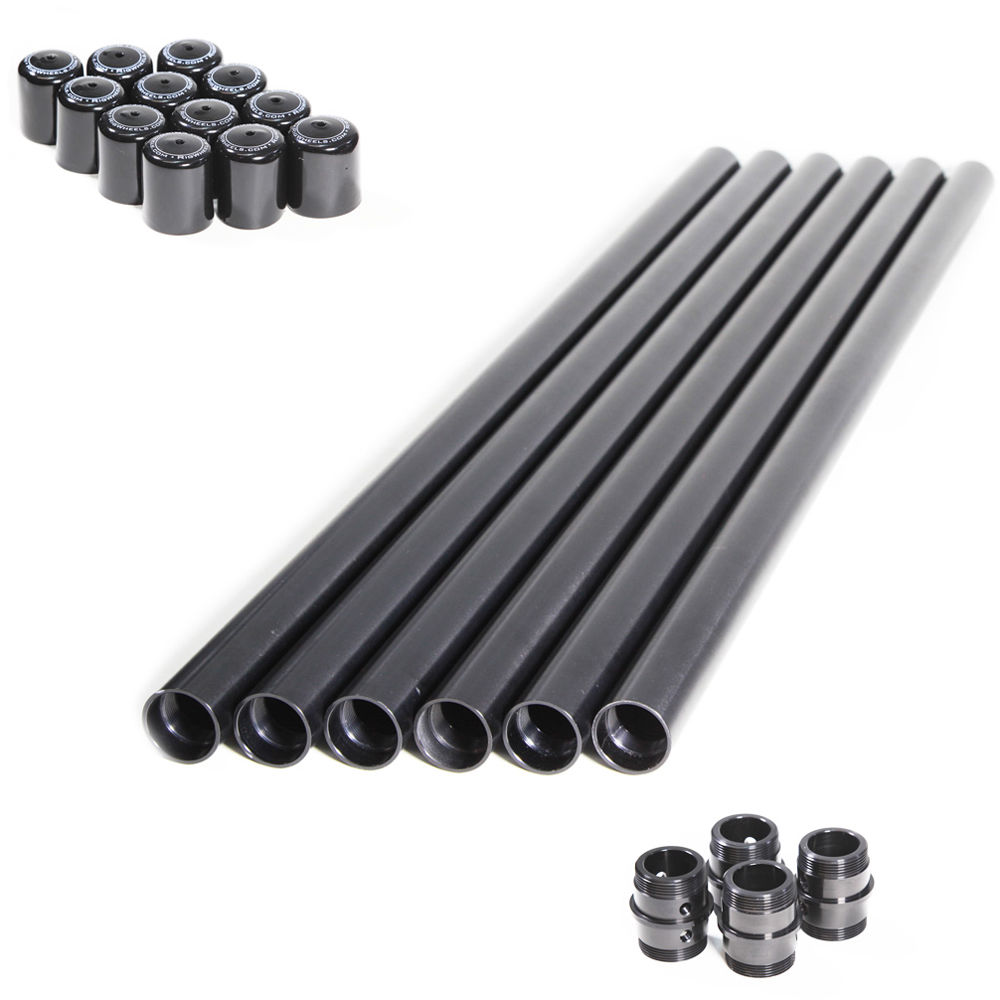 RigWheels PortaRail Speed Rail Colapsable 40"" - Kit con Seis Secciones y Cuatro Conectores