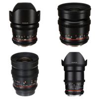 Rokinon Kit de Lentes Cine DS Gran Angular para APS-C (Canon EF) - 10, 16, 24 y 35mm
