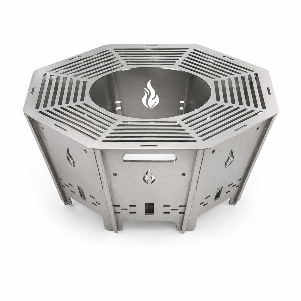 Parrilla Portatil Alpina Brasero de Acero Inox