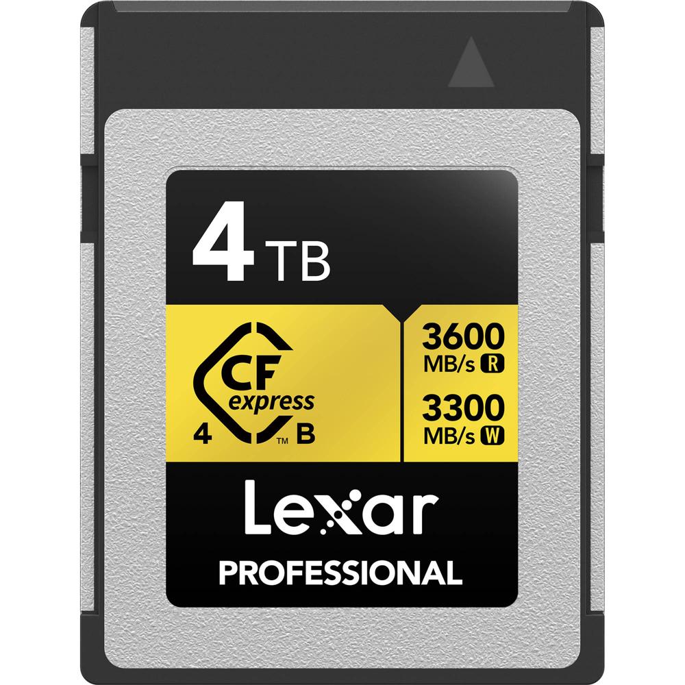 Lexar Tarjeta de Memoria CFexpress 4.0 Type B Professional GOLD 4TB - Velocidades de Lectu