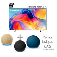 TELEVISOR SAMSUNG 50 PULGADAS 4K VISION AI SMART TV UN50M70HAGXPE - PARLANTE ALAXE
