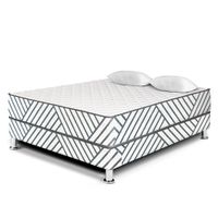 Cama VIVA HOME Palmera Plus 2 Plazas + 2 Almohadas + 1 Protector