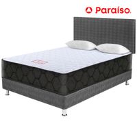 Dormitorio PARAISO Edén Plus 2 Plazas + 2 Almohadas + Protector