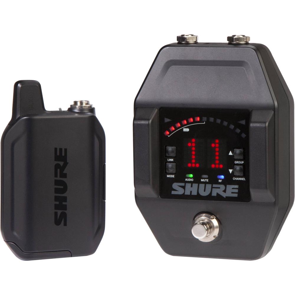 Shure GLXD16+ Sistema Inalámbrico Digital para Guitarra con Transmisor Bodypack y Cable W