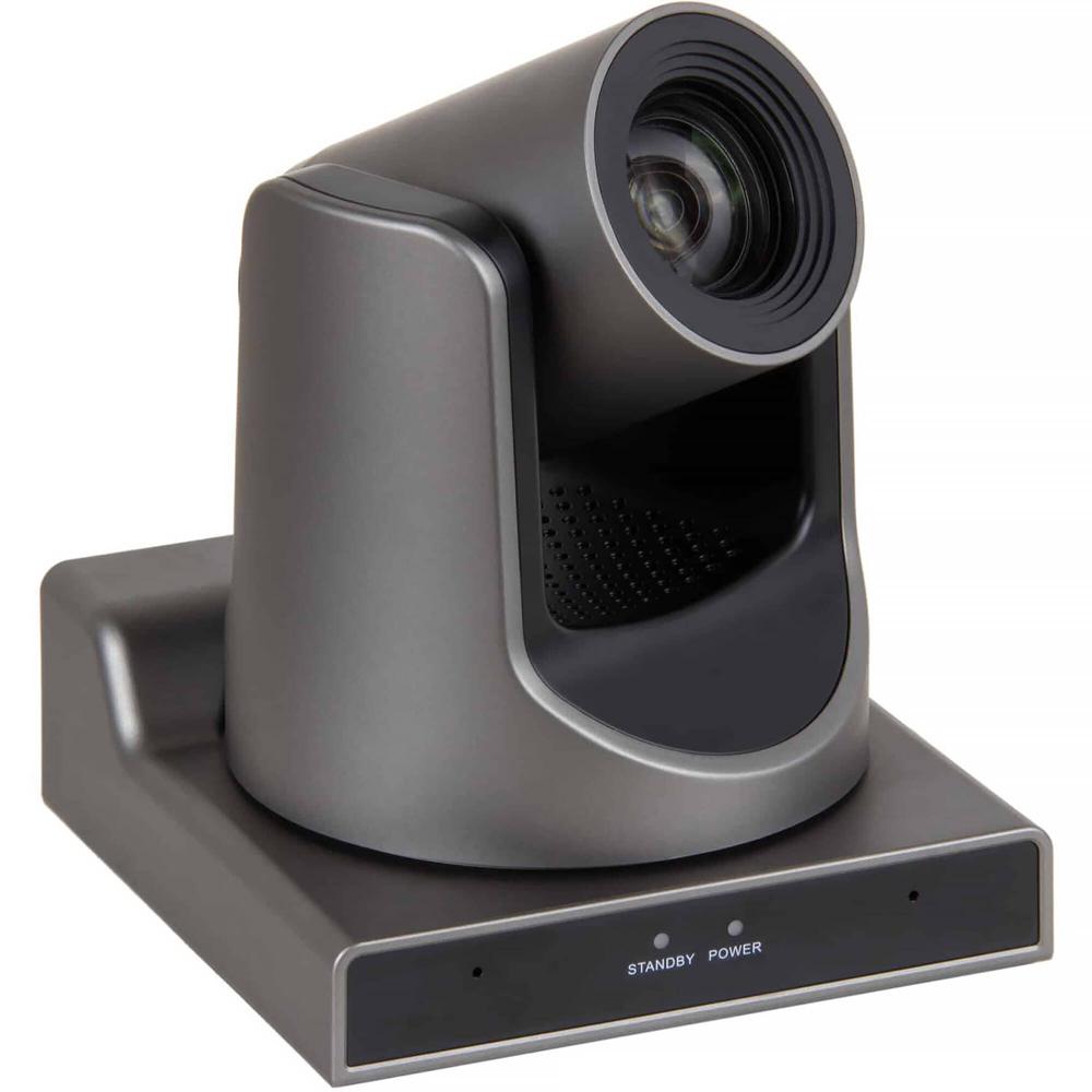 MuxLab Cámara PTZ 1080p HD USB/NDI/IP con PoE y Zoom Óptico de 12x
