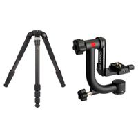 Robus Tripode de Carbono RC-5558 Vantage Series 3 con Cabezal Gimbal Oben GH-30 - Capacida