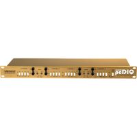 Whirlwind Rackmount DI pcDIQ 4-Channel con Salida Sumada, Entradas 1/4"", 3.5mm y RCA, Inte