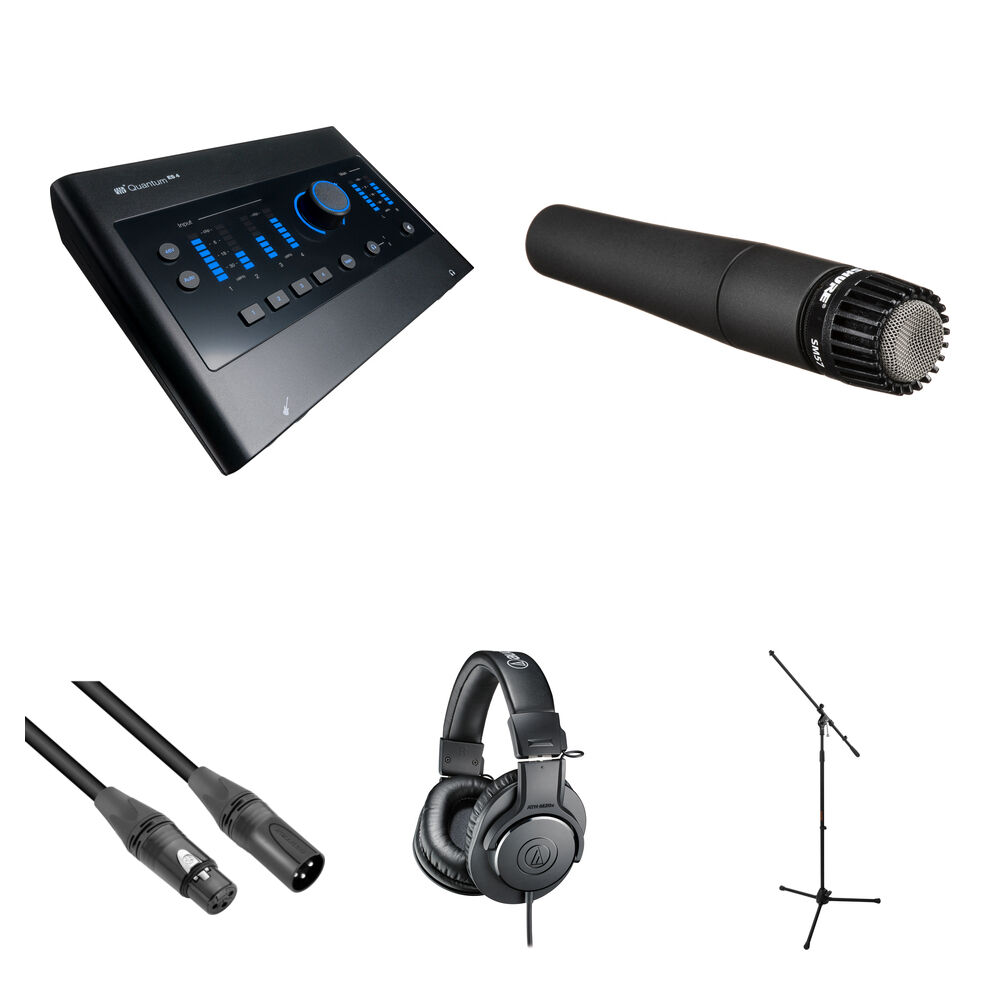 PreSonus Quantum ES 4 Interfaz de Audio USB-C con Kit de Grabación de Guitarra
