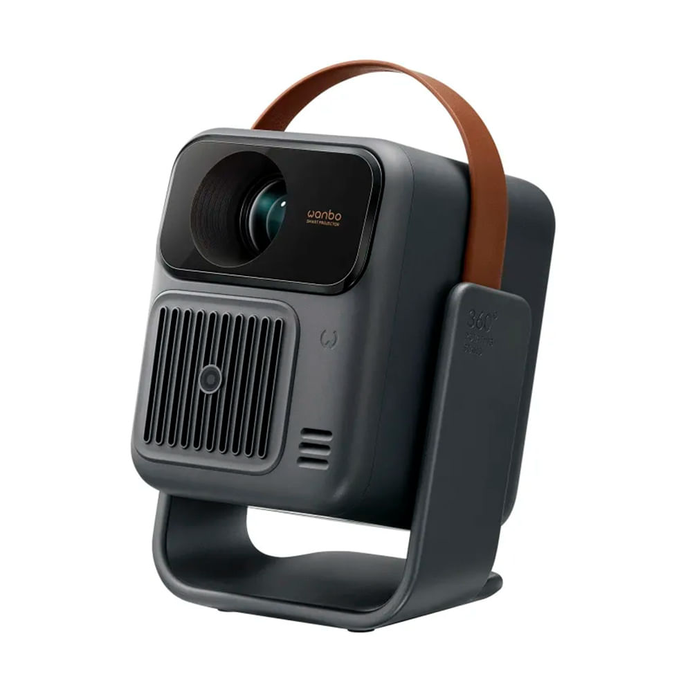 Proyector Inteligente Wanbo Togo Pro 500 Lúmenes ANSI con Google TV y Rotación 360