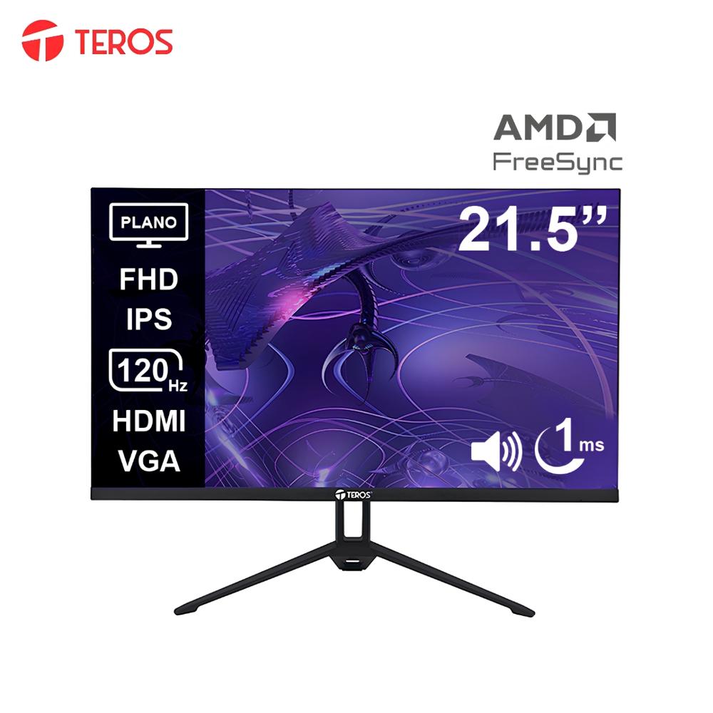 Monitor-plano-TEROS-TE-2133S-21.5-FHD-IPS-120Hz-1ms-HDMI-VGA-Audio-out-Parlantes