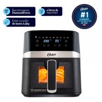 Freidora Oster de Aire Digital con Recubrimiento DiamondForce CKSTAF40WDDF