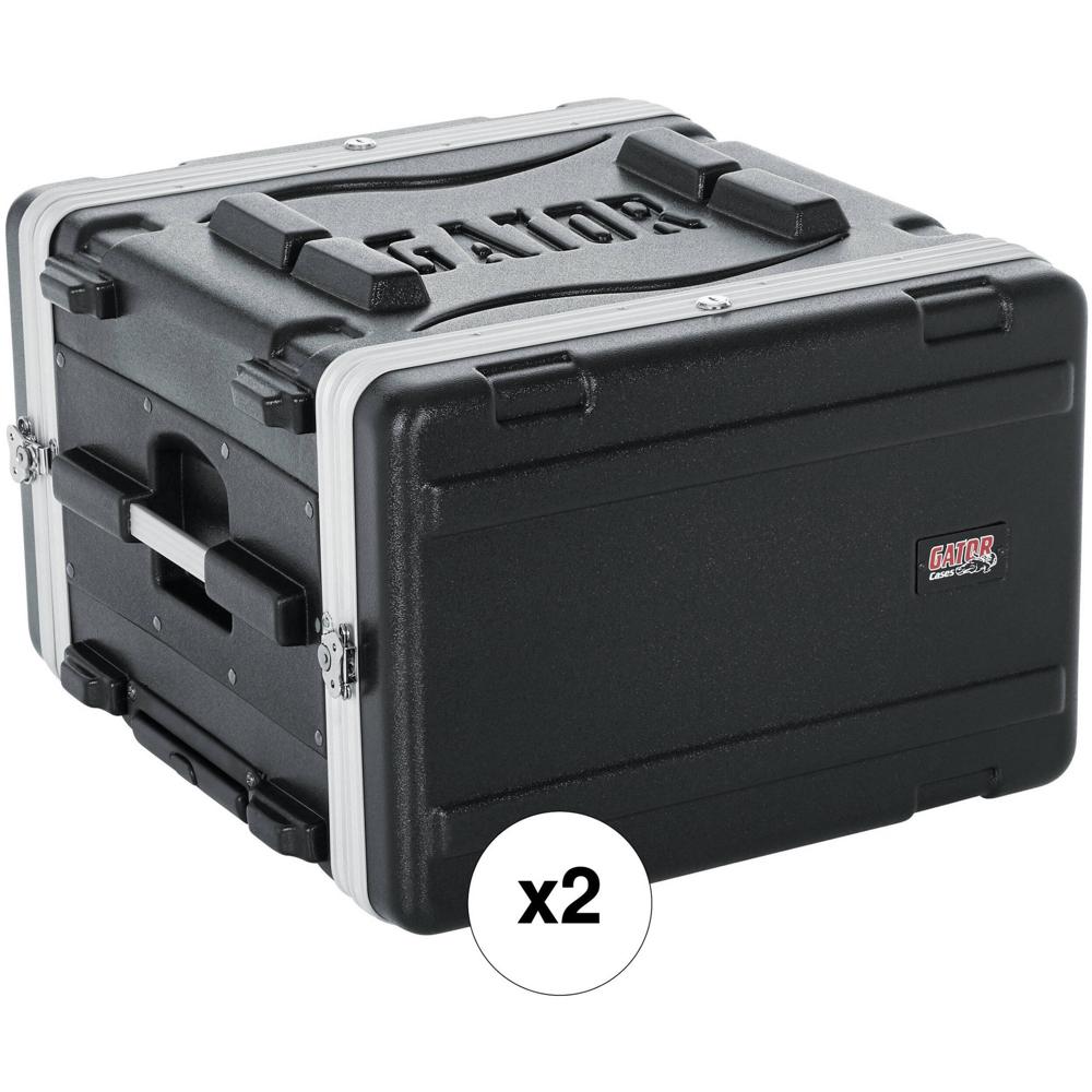 Gator GRR-6L Estuche de Rack Rodante 6 RU con Manijas y Ruedas