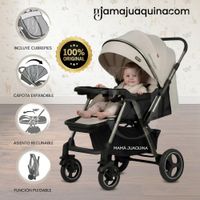 Coche Cuna de Lujo ZARAGOTO Edición Exclusiva Beige