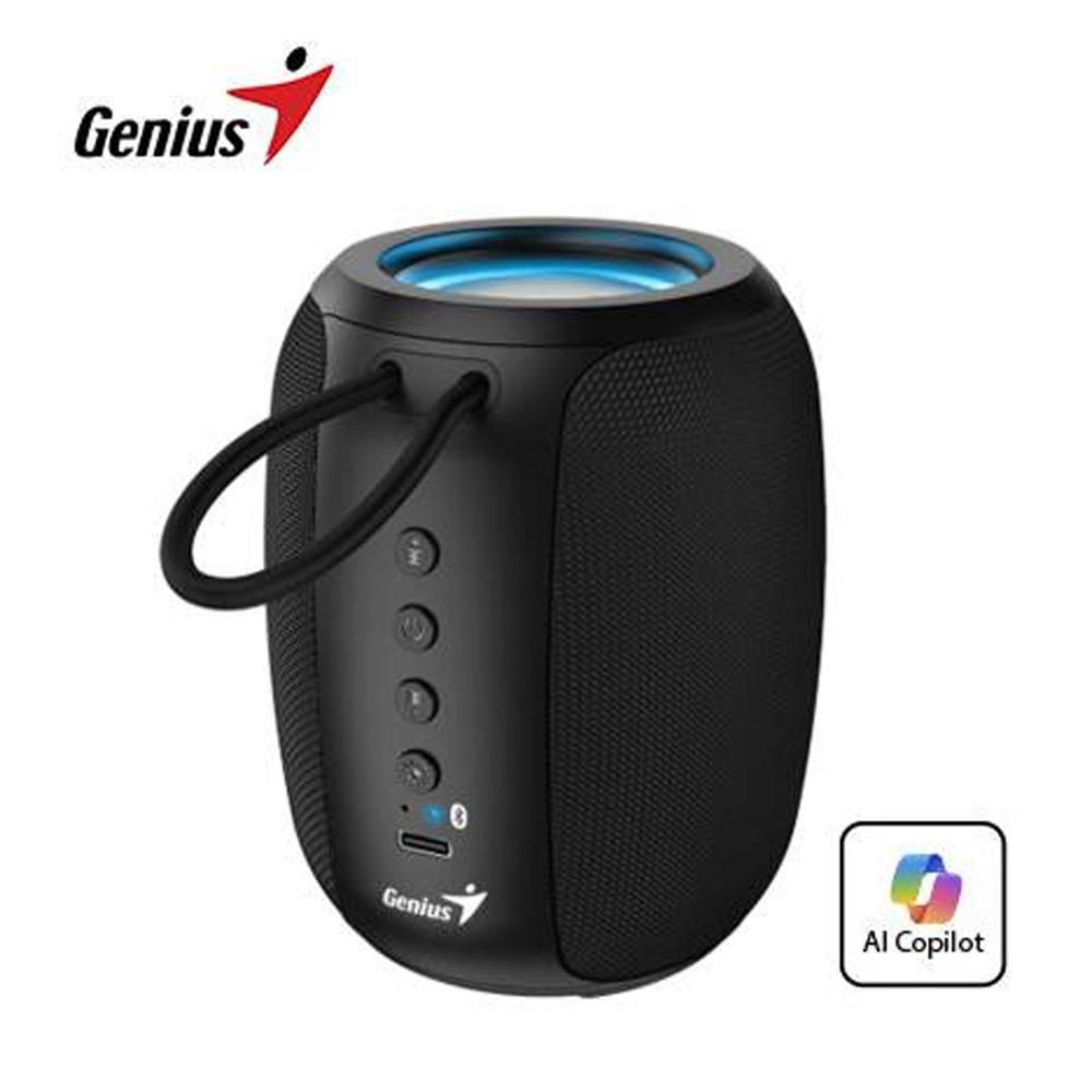 PARLANTE GENIUS SP-915BT BLUETOOTH 5W 6H MIC AI COPILOT RGB BLACK