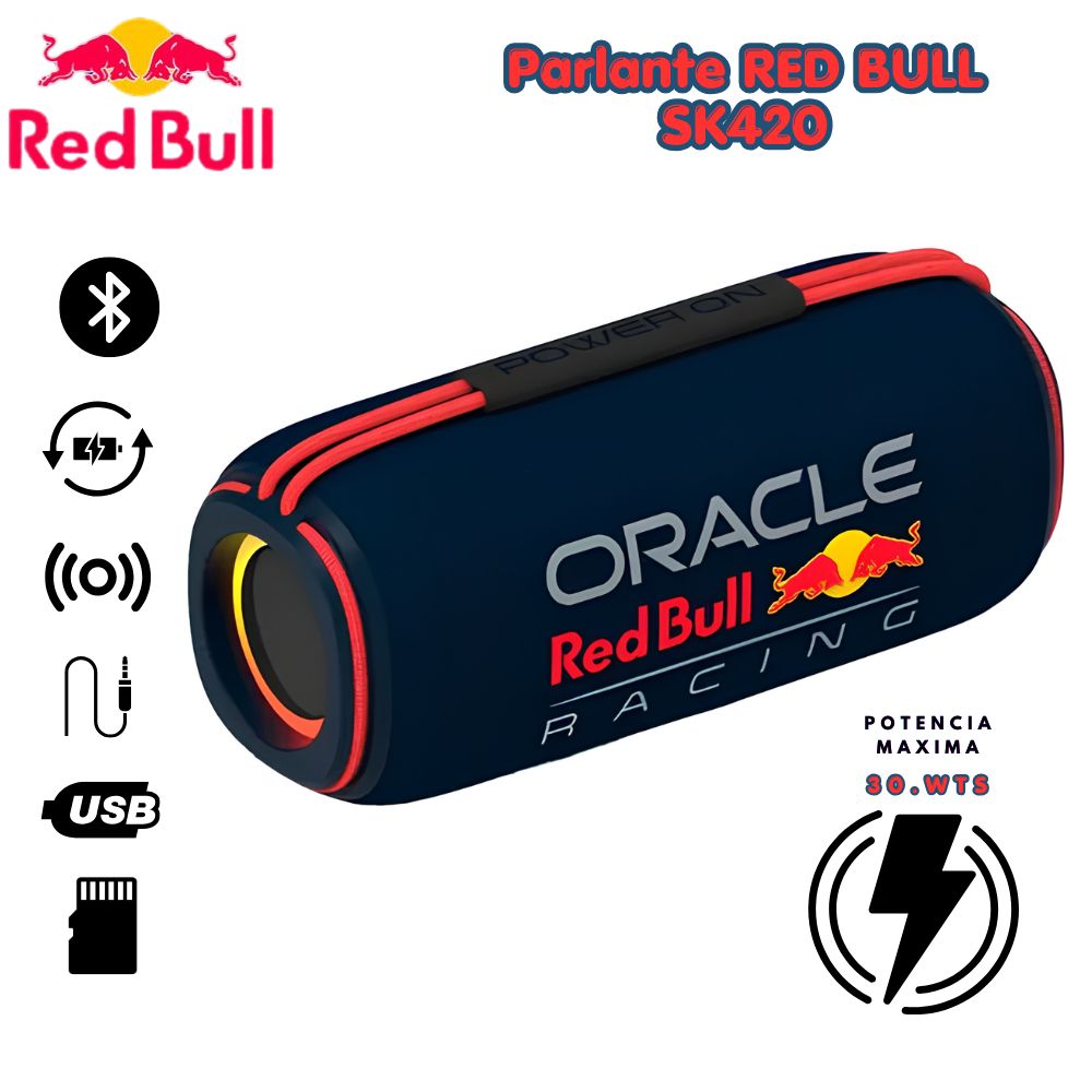 Parlante RED BULL con Bluetooth SK420 - Azul oscuro