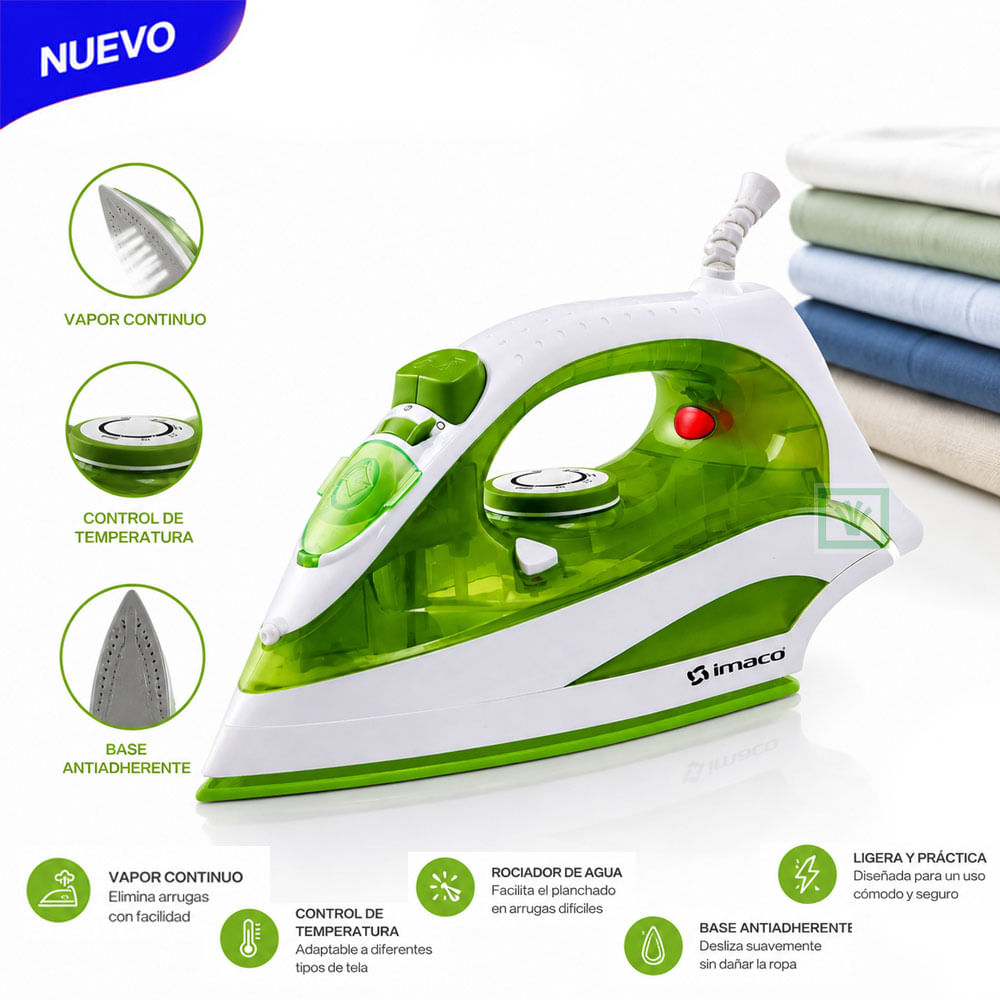 Plancha a Vapor IMACO ETA2288 2400 watts
