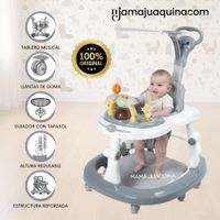 Andador con Tablero Didáctico FLAG Altura Regulable Gray