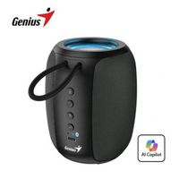 PARLANTE GENIUS SP-915BT BLUETOOTH 5W 6H MIC AI COPILOT RGB BLACK GREY