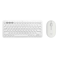Teclado y Mouse Logitech K380s Mouse M350s Bt Inalámbrico Blanco