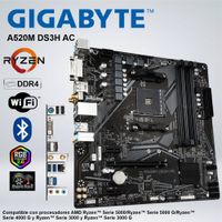 PLACA GIGABYTE AMD RYZEN A520M DS3H AC WIFI DDR4