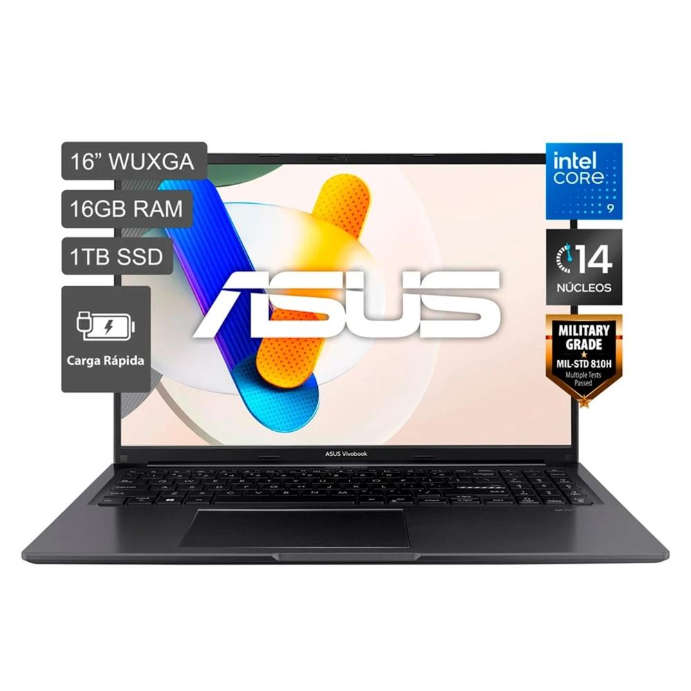Laptop Asus Vivobook X1605VA-MB2616W 16 WUXGA Intel Core 9 270H 16GB DDR5 1TB SSD Windows 11 negro