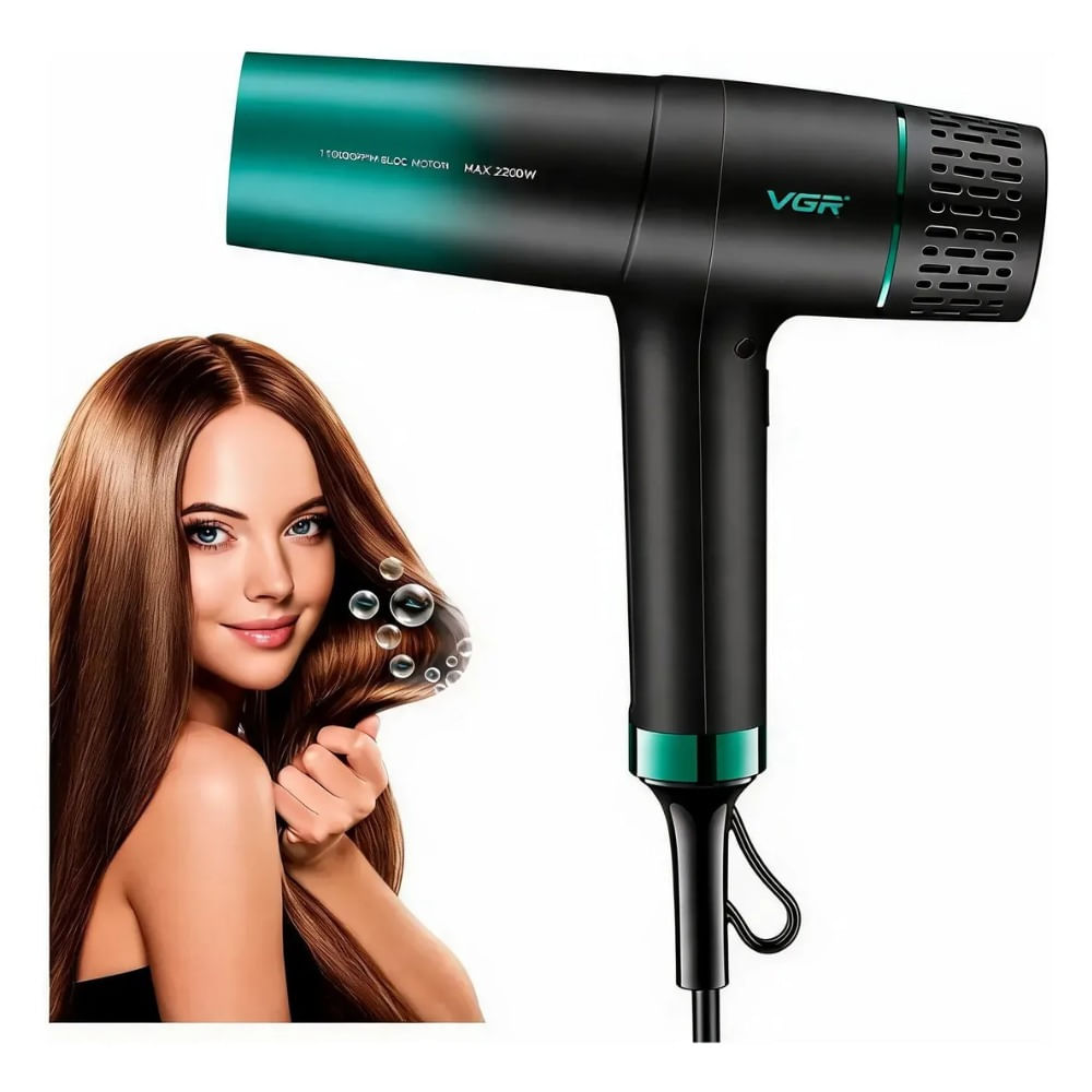 Secador De Pelo Profesional 2200w Motor Bldc 110000 Rpm