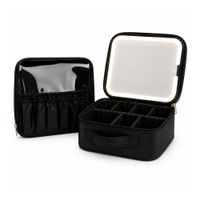 Cosmetiquero Neceser Led Negro