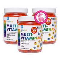 Pack x3 Gomitas Multivitaminas Adultos - DERMO SUMAK