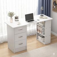 Escritorio Teca Blanco