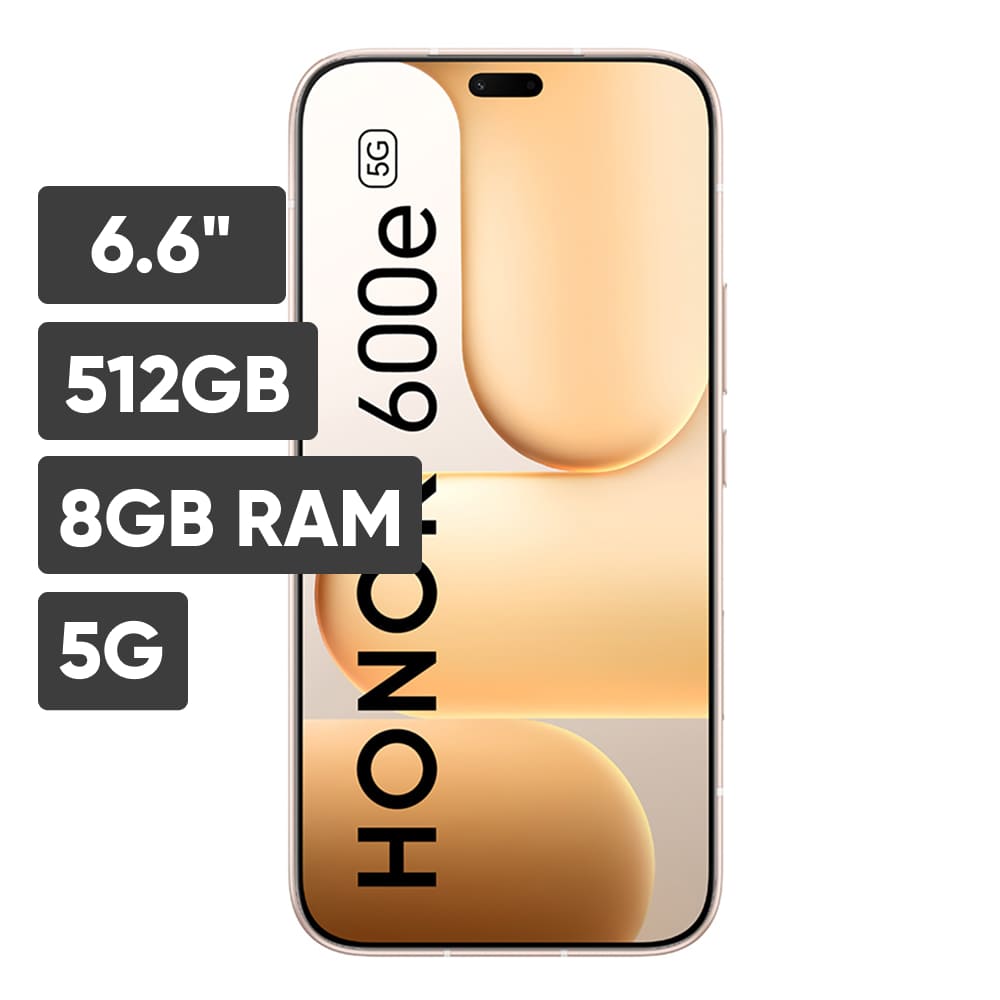 Smartphone HONOR 600E 6.6"" 8GB 512GB 108MP+5MP Gold