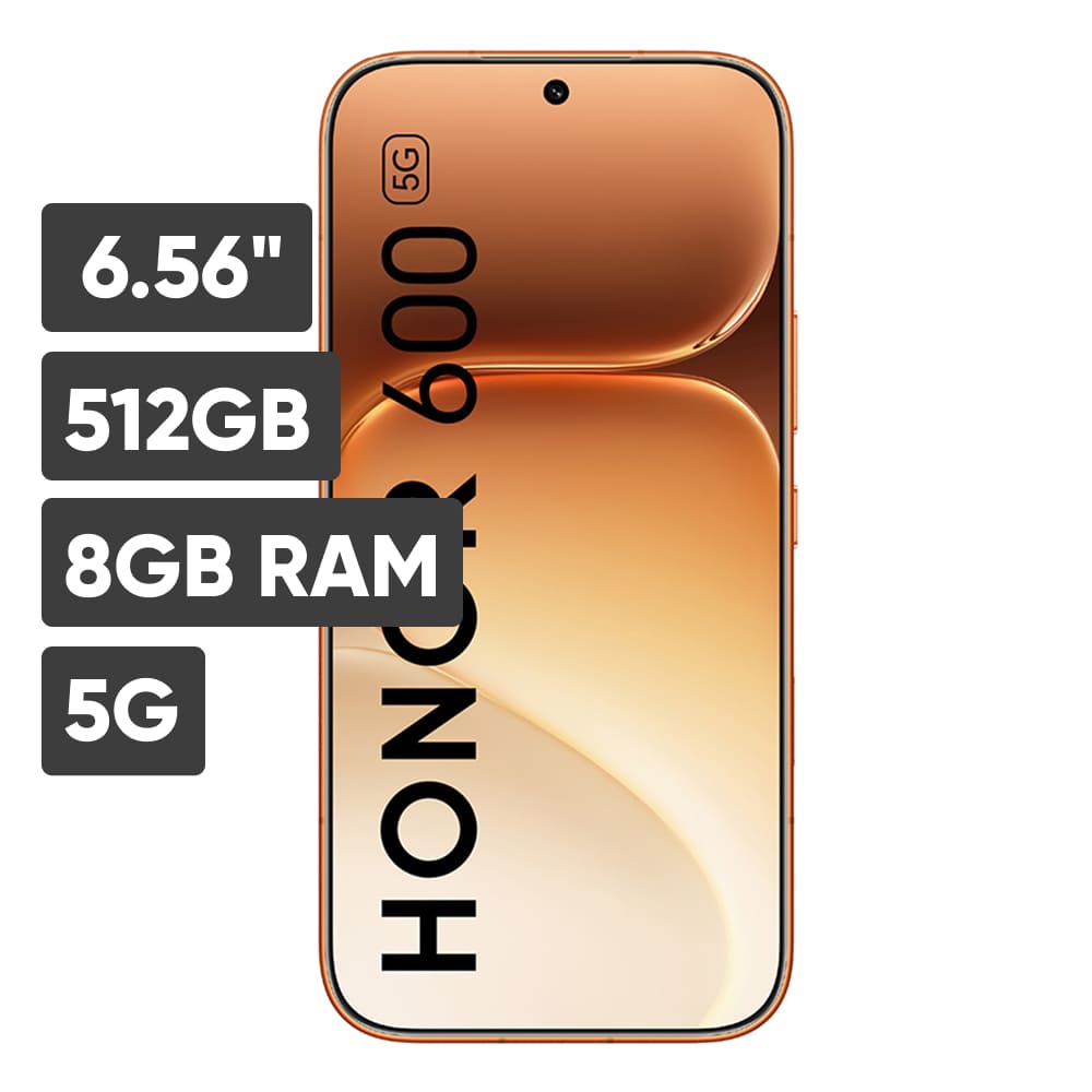Smartphone HONOR 600 6.56"" 8GB 512GB 200 MP + 12 MP Orange