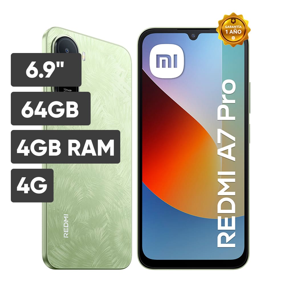 Smartphone XIAOMI Redmi A7 Pro 6.9"" 4GB 64GB 13MP Verde