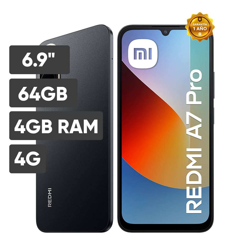 Smartphone XIAOMI Redmi A7 Pro 6.9"" 4GB 64GB 13MP Negro