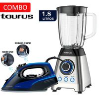 Combo Taurus Licuadora EXPERT 800 1.8 Litros 800 Watts Y Plancha ATLAS 2400