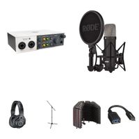 Universal Audio Volt 2 Interfaz de Audio/MIDI USB-C con Kit de Voz