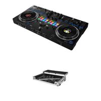 Pioneer DJ DDJ-REV7 Controlador Serato DJ Pro 2 Canales con Flight Case y Ruedas