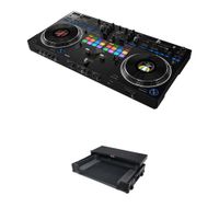 Pioneer DJ DDJ-REV7 Controlador Serato DJ Pro 2 Canales con Flight Case y Estante para Lap