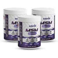 Pack 3 Metilsulfonilmetanos MSM Edenis Health 450 G