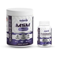 Pack Metilsulfonilmetano MSM Glucosamina Condroitina Edenis Health
