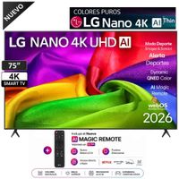 Televisor LG 75 NANO 75NU800BPSB 4K UHD AI Smart TV 2026