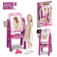 Tocador para Niñas 2 en 1 con Pizarra y Accesorios