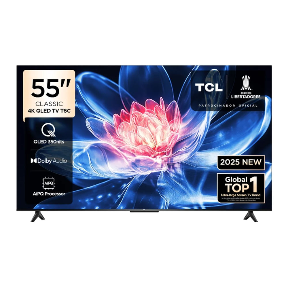 Televisor Smart TV TCL 55 4K QLED Google TV 55T6C