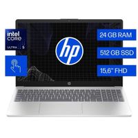 Laptop HP 15-FD2360LA 15.6 tactil Intel Core Ultra 5 225U 24GB 512GB SSD Windows 11 Español Silver