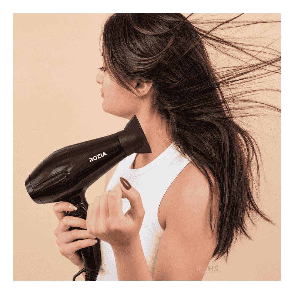 Secador De Cabello Rozia HC8308 8000W Profesional Con 3 Temperaturas Y Boquilla Concentradora