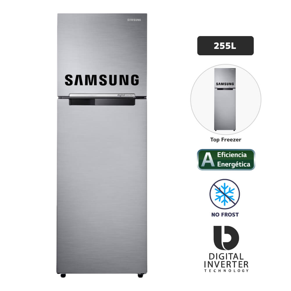 Refrigeradora SAMSUNG All Around Cooling 255Lt Plata RT25FARADS8
