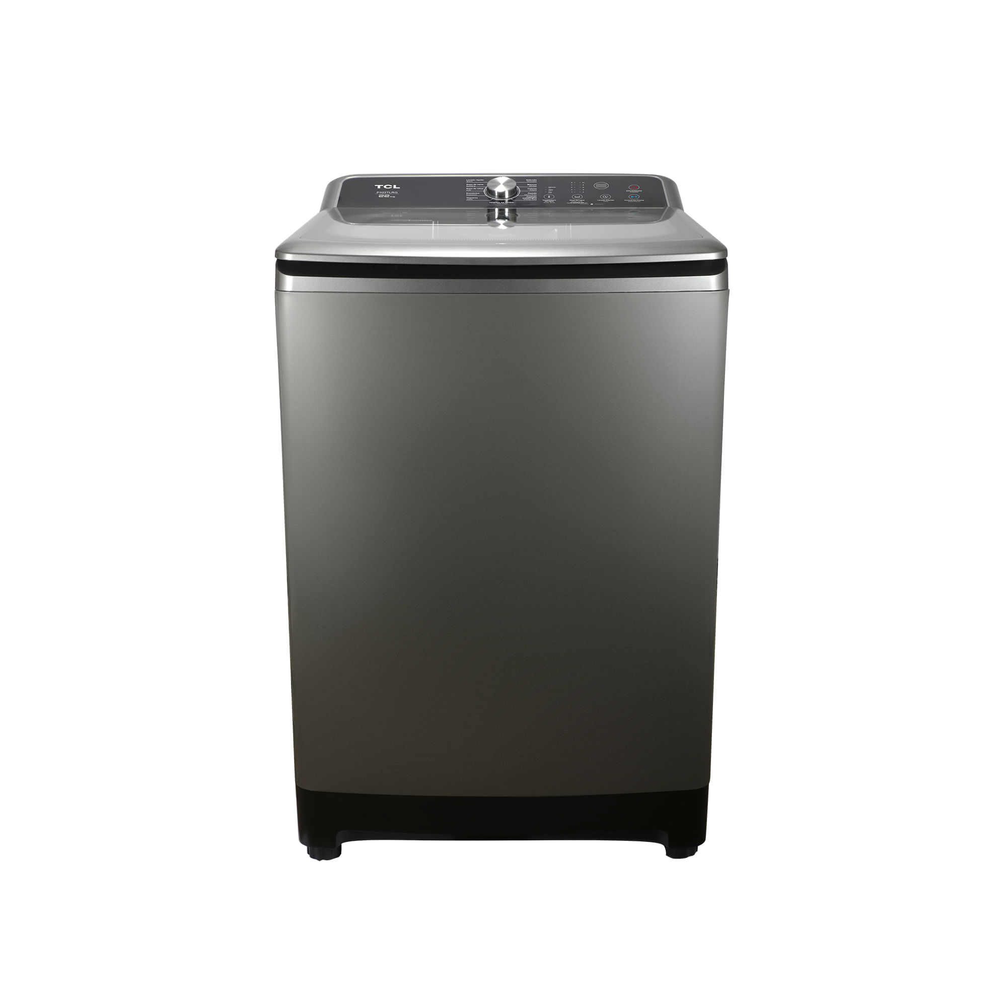 Lavadora TCL Carga Superior 22Kg P322TLRG DD Inverter Top Load Gris